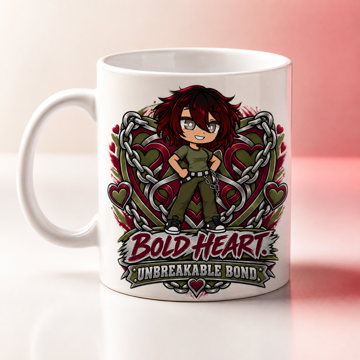 BFF Bold Heart Unbreakable Bond character design