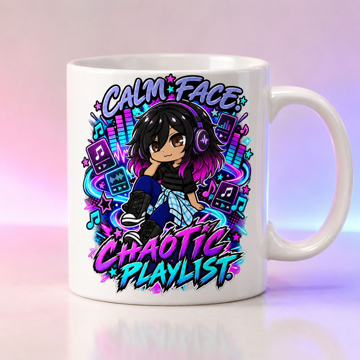 Kiri Calm Face Chaotic Playlist character design