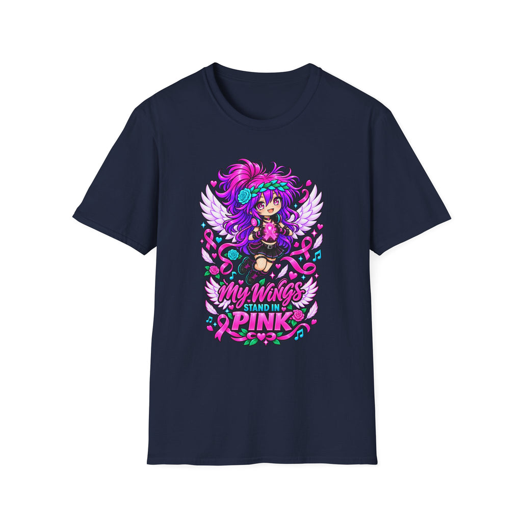 My Wings Stand in Pink Graphic T-Shirt