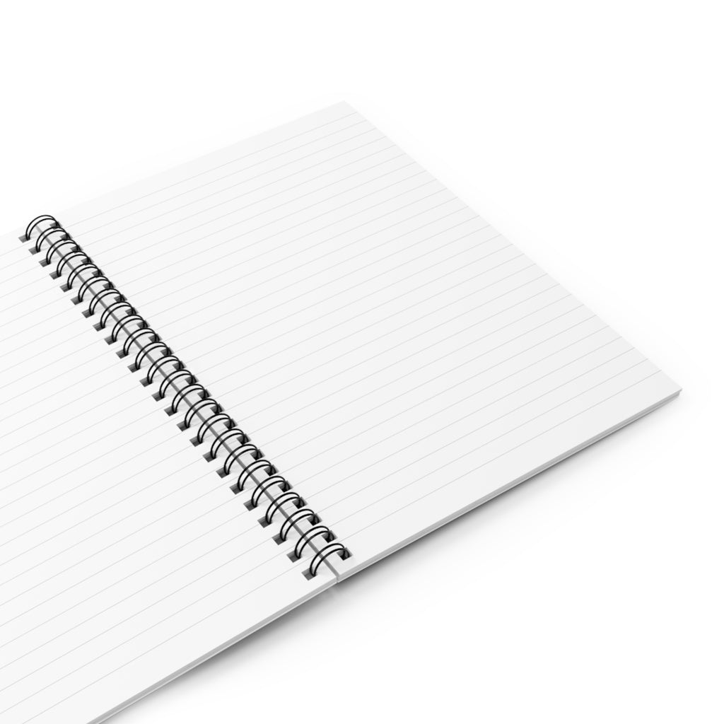 Soft Spoken, Hard to Shake Spiral Notebook — Cute Goth Chloe Journal (Ruled)