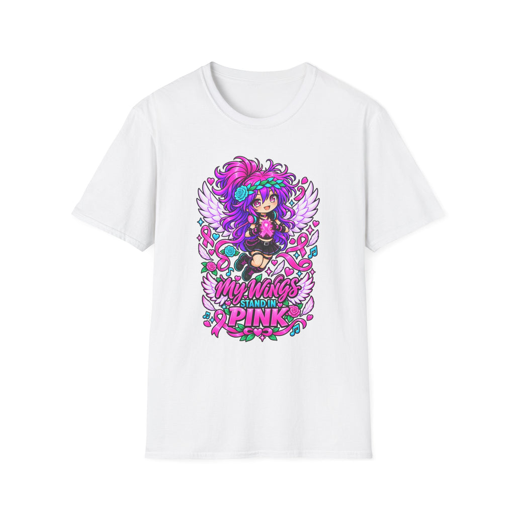 My Wings Stand in Pink Graphic T-Shirt