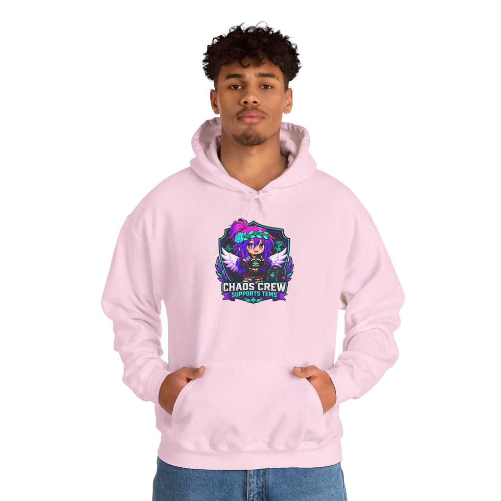 Chaos Crew Anime Skull Hoodie - 'Chaos Crew' Gaming Streetwear