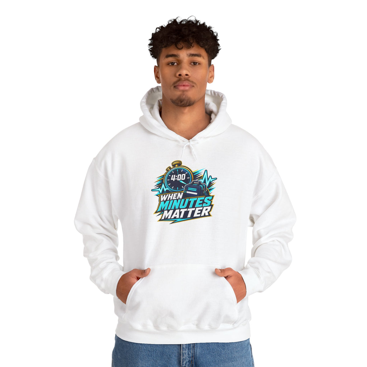 When Minutes Matter Hoodie - Emergency Response & First Responder Awareness Sweatshirt