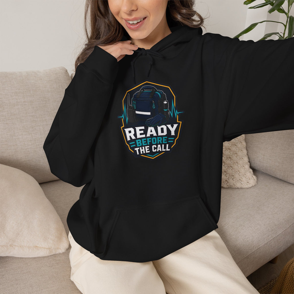 Ready Before the Call Hoodie - Tactical Gaming/Esports Pullover