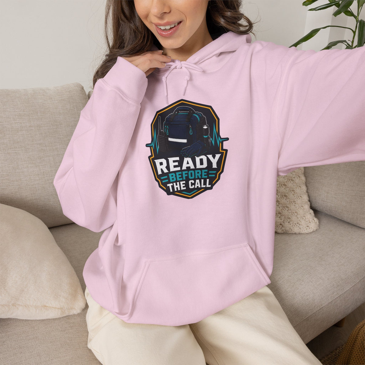 Ready Before the Call Hoodie - Tactical Gaming/Esports Pullover