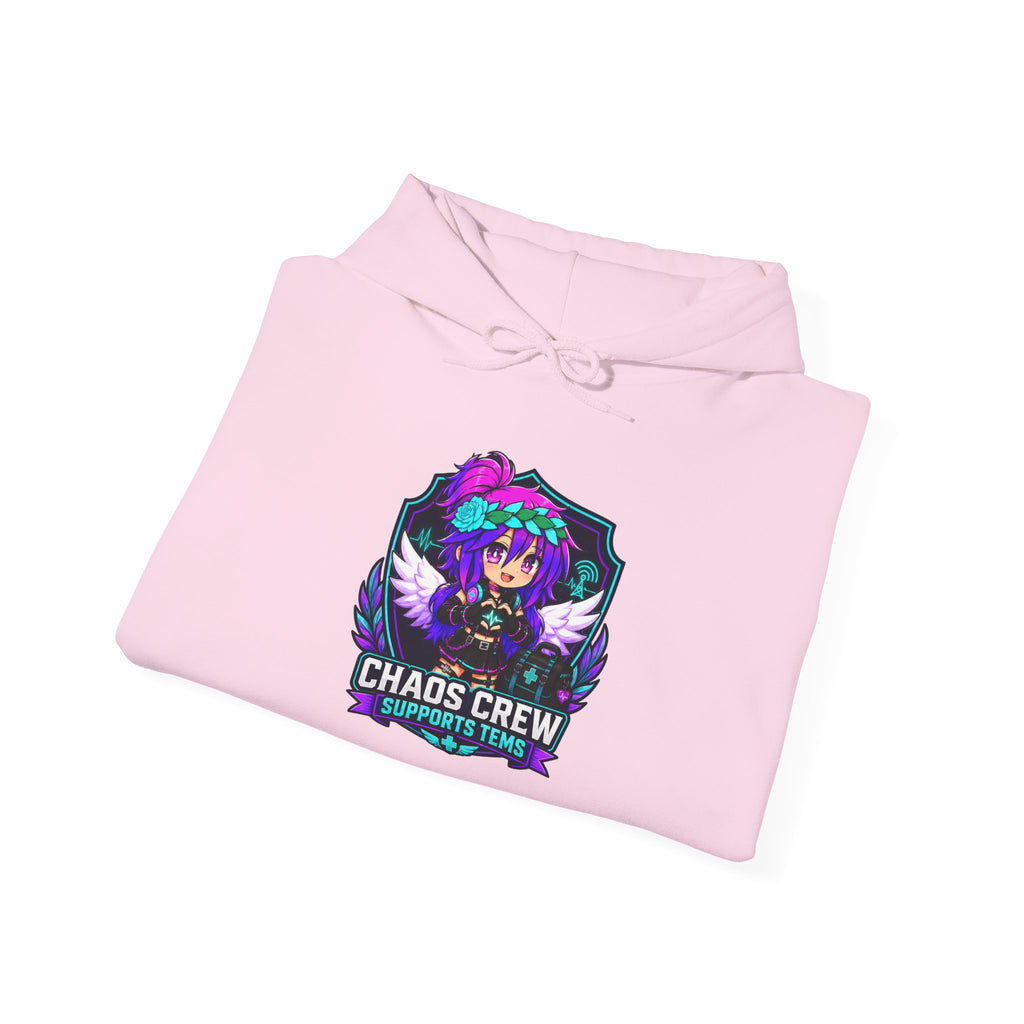 Chaos Crew Anime Skull Hoodie - 'Chaos Crew' Gaming Streetwear