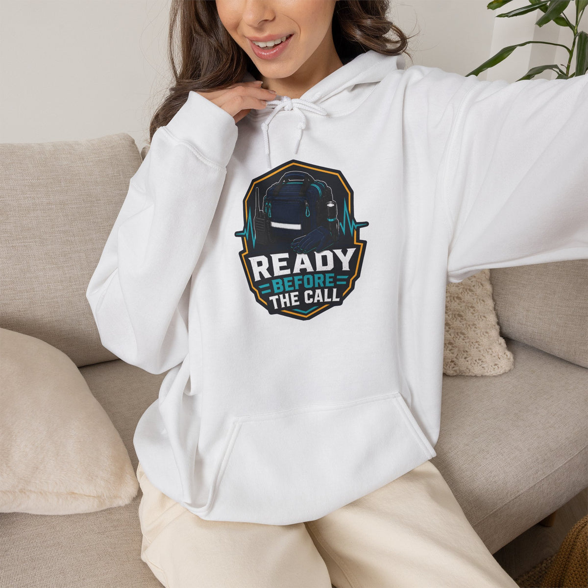 Ready Before the Call Hoodie - Tactical Gaming/Esports Pullover