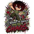 Backup and the Chaos phone case artwork