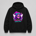 Pink Heart. Chaos Soul. Pullover Hoodie mockup