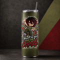 BFF I Brought the Backup and the Chaos tumbler mockup