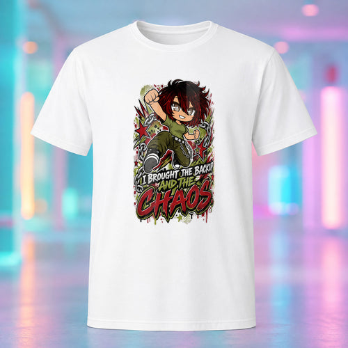BFF - I Brought the Backup and the Chaos Graphic T-Shirt product mockup