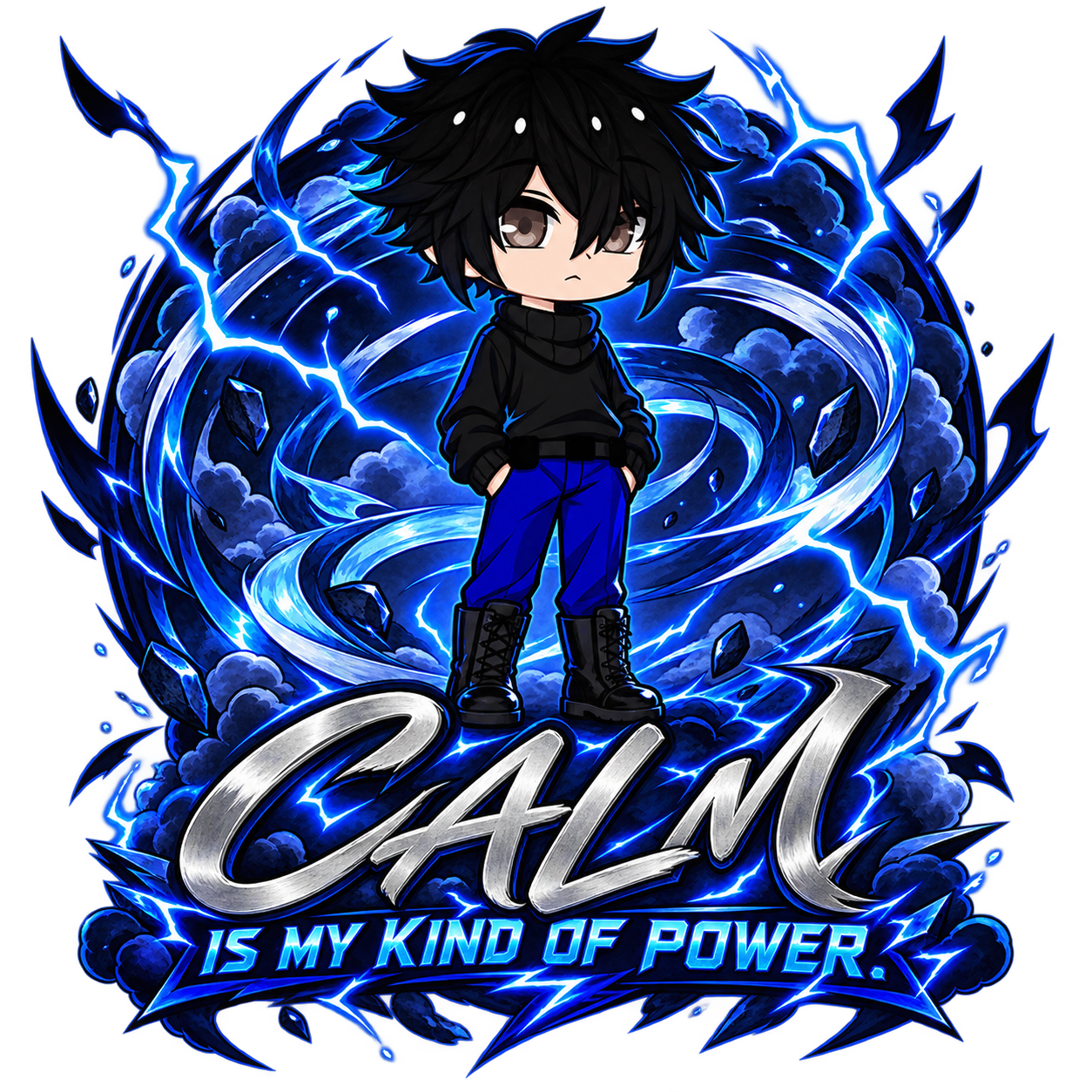 Calm Is My Kind of Power tumbler artwork