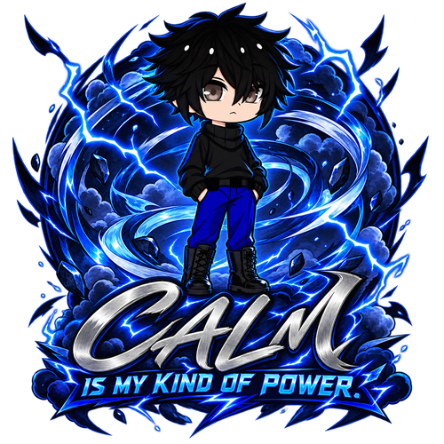 Calm Is My Kind of Power tumbler artwork