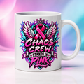 Chaos Crew Stands in Pink — Mug digital product mockup