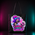 Chaos Fights Cancer Tote Bag product mockup