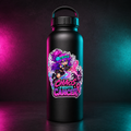 Chaos Fights Cancer Water Bottle product mockup