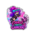 Chaos Fights Cancer Pullover Hoodie cause design