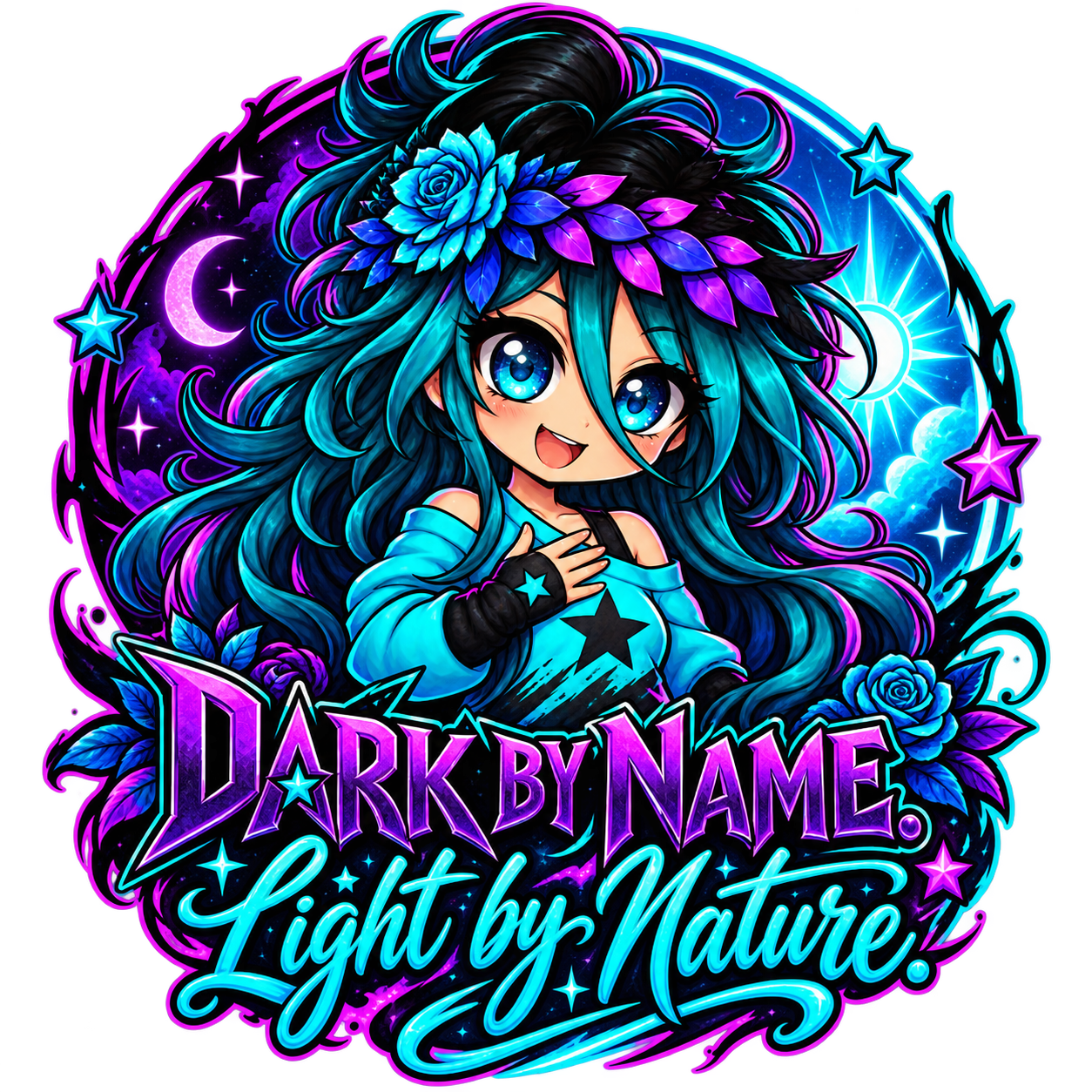 Dark by Name Light by Nature digital artwork