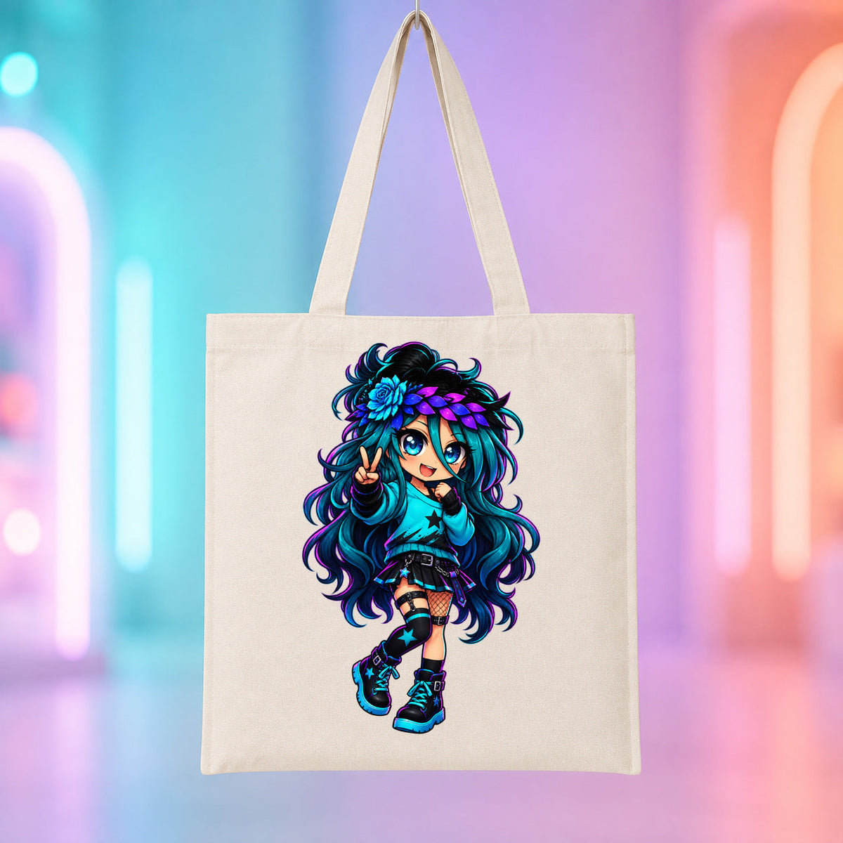 Dark - Character Tote Bag product mockup