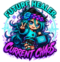 Dark Future Healer Current Chaos hoodie artwork
