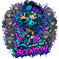 Dark I Was Never Made to Blend In graphic