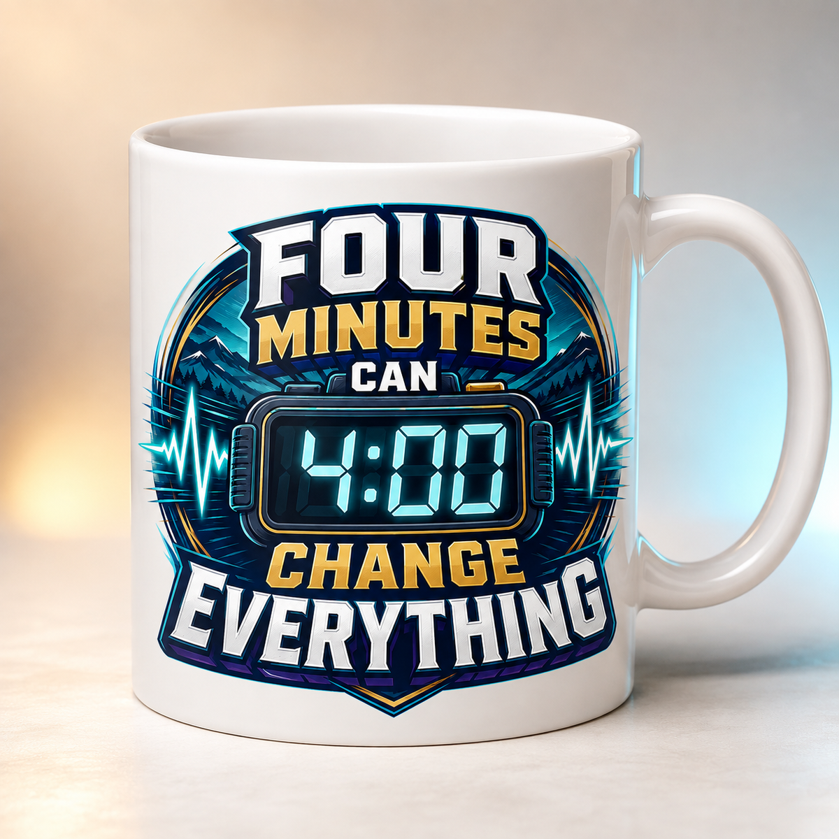 Four Minutes Can Change Everything Pullover Hoodie design reference