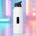 Help Does Not Wait Outside - TEMS Support Water Bottle product mockup