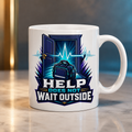 Help Does Not Wait Outside Graphic T-Shirt design reference