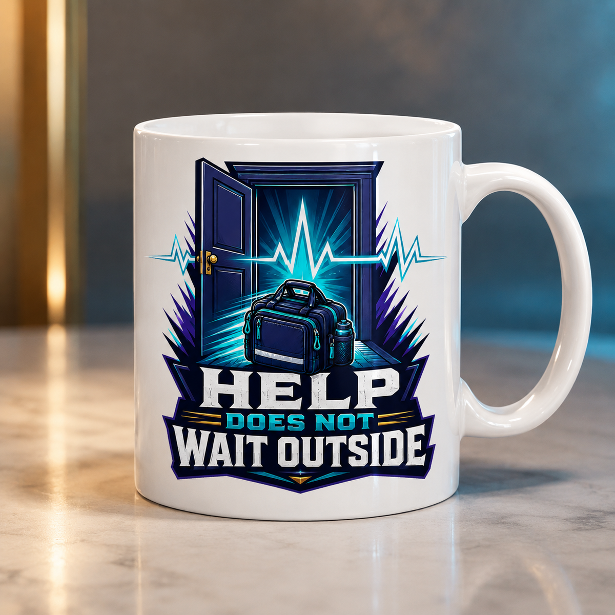 Help Does Not Wait Outside Graphic T-Shirt design reference