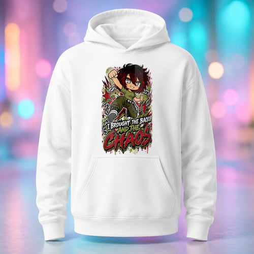 BFF - I Brought the Backup and the Chaos Pullover Hoodie product mockup