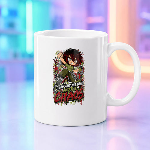BFF - I Brought the Backup and the Chaos Mug product mockup