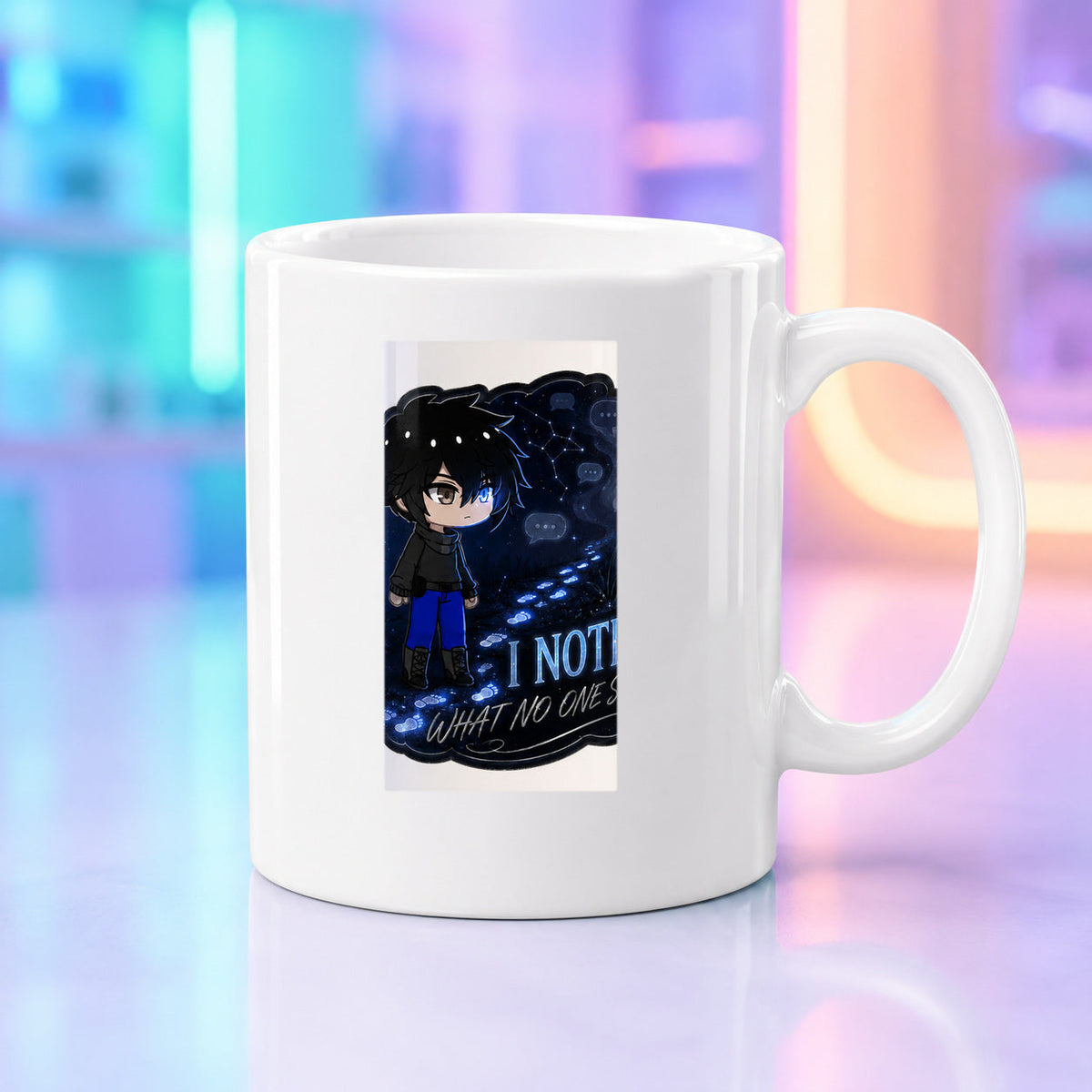 Mui - I Notice What No One Says Mug product mockup