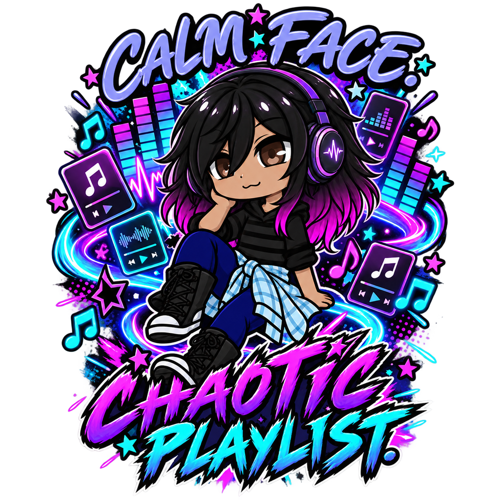 Calm face chaotic playlist clean artwork