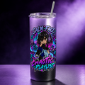 Kiri calm face chaotic playlist tumbler mockup