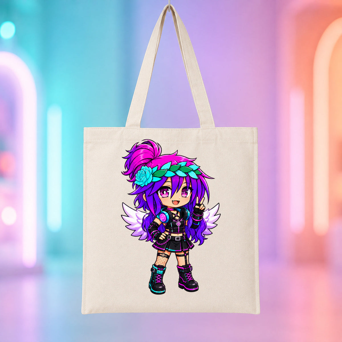 Kita - A Little Sparkle, A Lot of Chaos Tote Bag product mockup