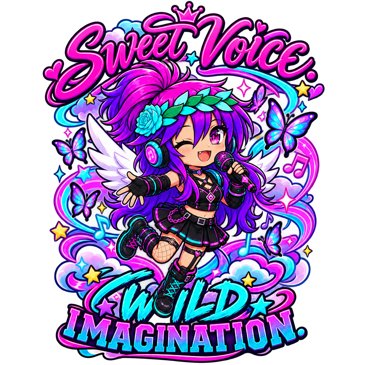 Kita Sweet Voice Wild Imagination hoodie artwork