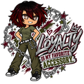Loyalty Is My Favorite Accessory notebook artwork