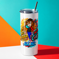 Me half sunshine half chaos tumbler mockup