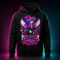 My Wings Stand in Pink Pullover Hoodie product mockup