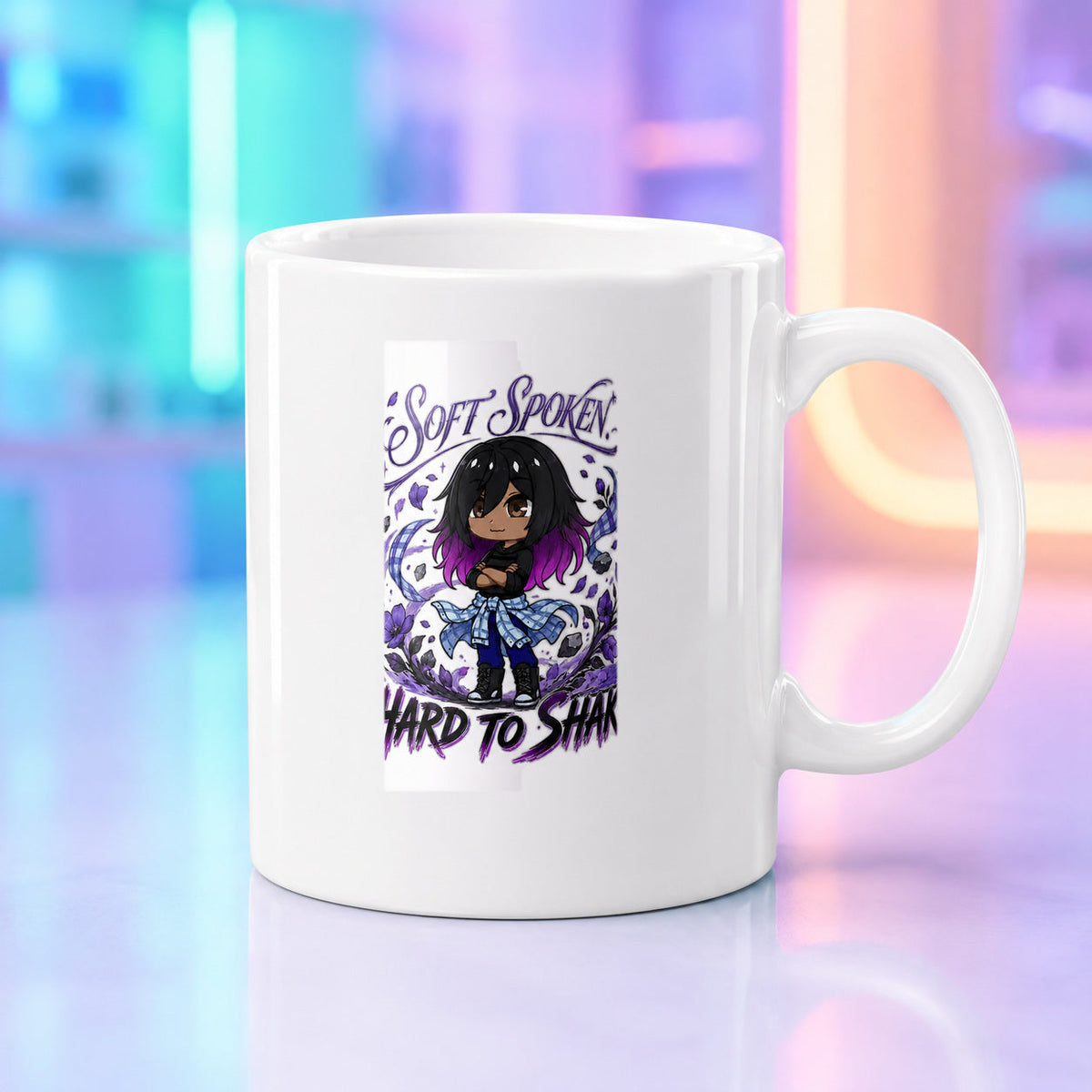 Kiri - Soft Spoken, Hard to Shake Mug product mockup