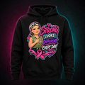 Strong Looks Different Every Day Pullover Hoodie product mockup