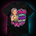 Strong Looks Different Every Day Graphic T-Shirt product mockup