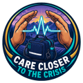 Care Closer to the Crisis Spiral Notebook cause design