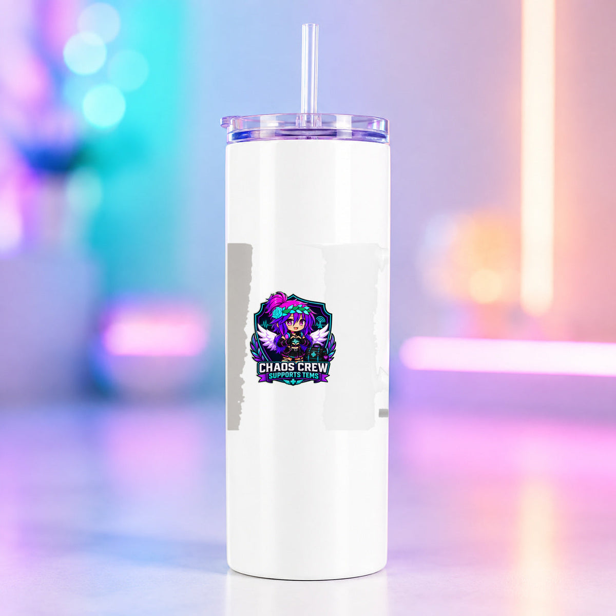Chaos Crew Supports TEMS - TEMS Support Tumbler product mockup