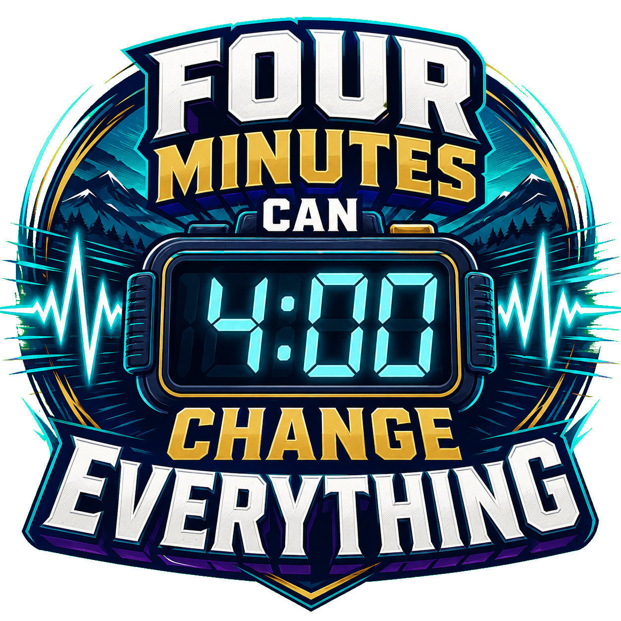 Four Minutes Can Change Everything Mug cause design