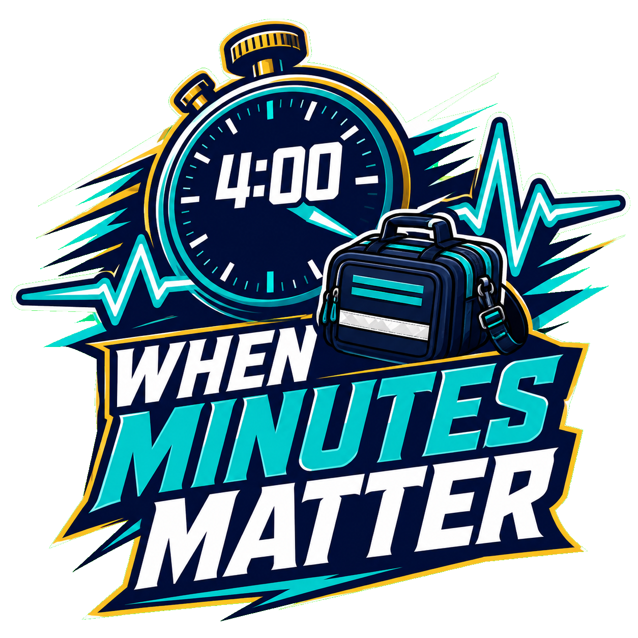 When Minutes Matter Art Print cause design